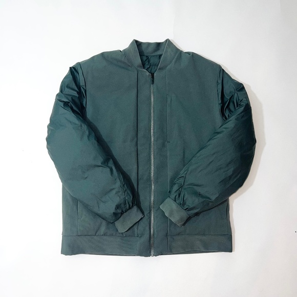 Lululemon - L - Navy Green Bomber - Picture 1 of 2